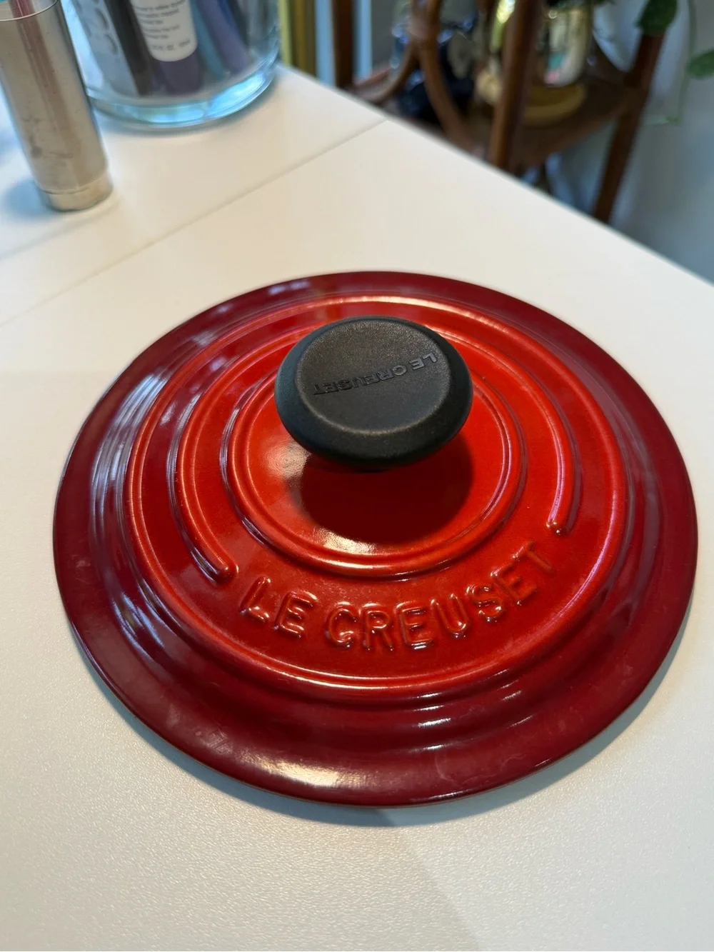 Le Creuset bright red